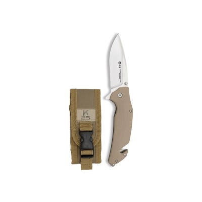 K-25 CNC / G10 Folding Knife – Coyote