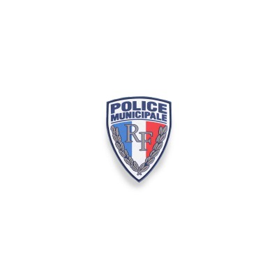 Municipal Police Rubber Patch on Velcro