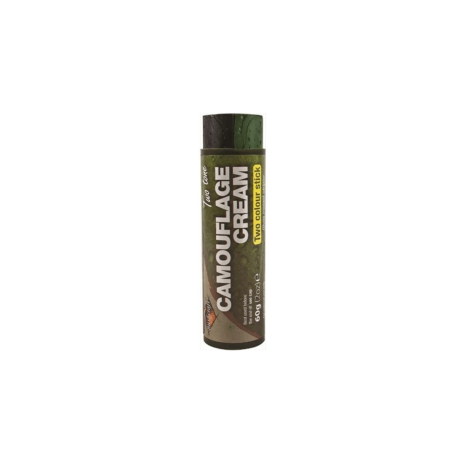 Stick de Camouflage en Tube – Noir/Kaki