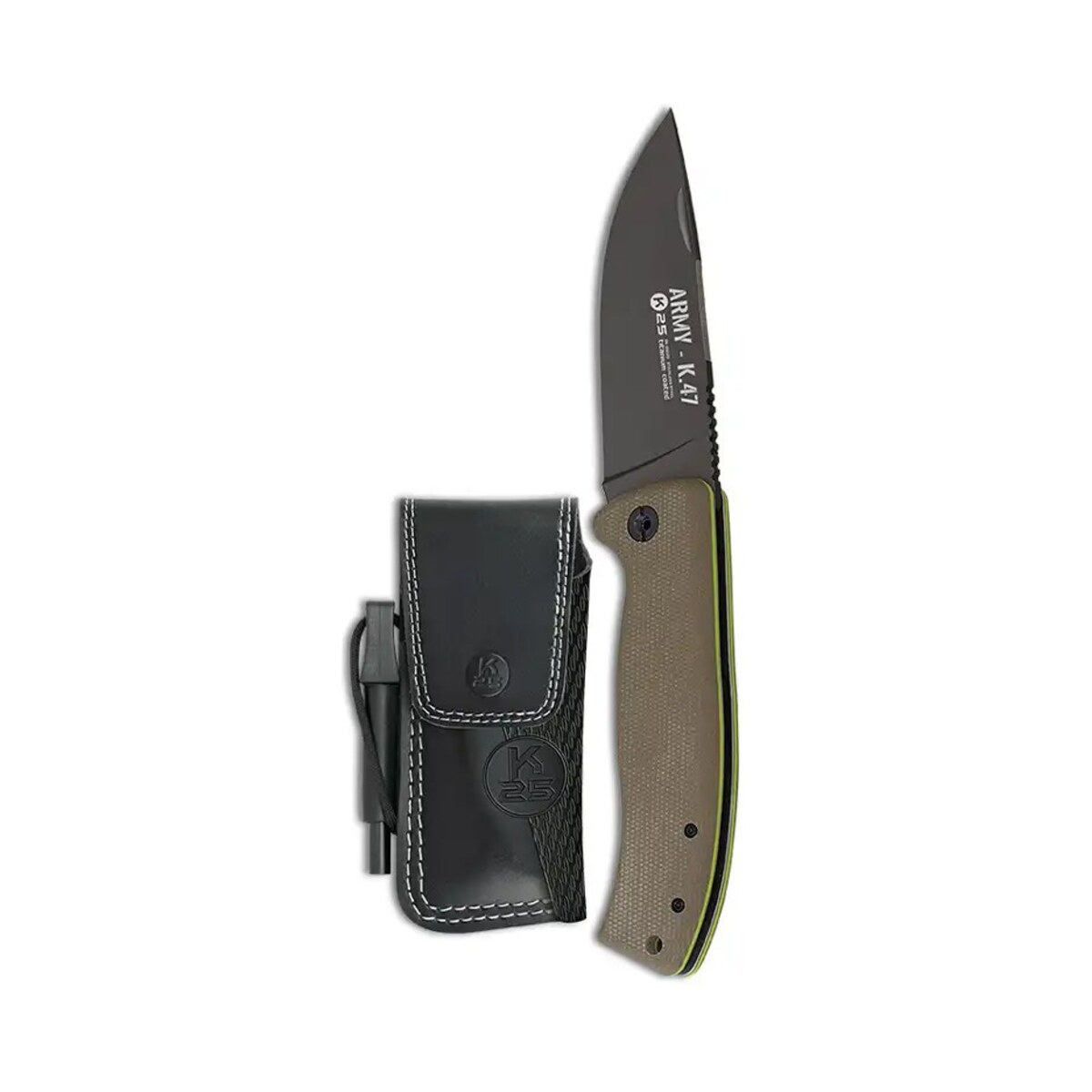 Green Micarta Folding Knife – K25