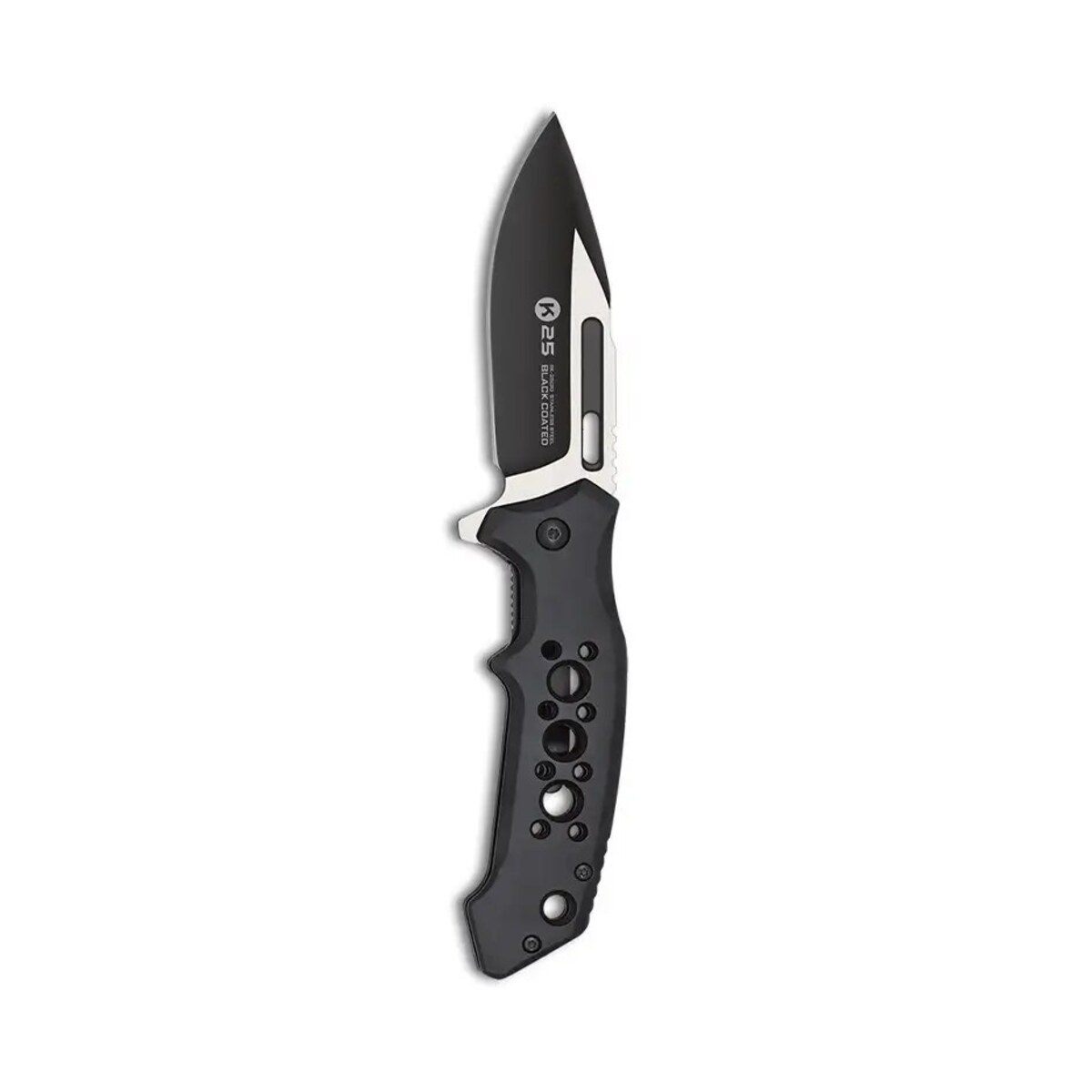 Black Tactical Folding Knife – K25