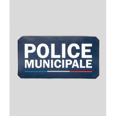 Rubber Patch "POLICE MUNICIPALE" Velcro 28×13 cm – GK