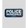 Rubber Patch "POLICE MUNICIPALE" Velcro 13×6 cm – GK
