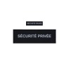 Pack Flaps “SECURITE PRIVEE” Noir HV (poitrine et dos) 3x12cm+10x30cm
