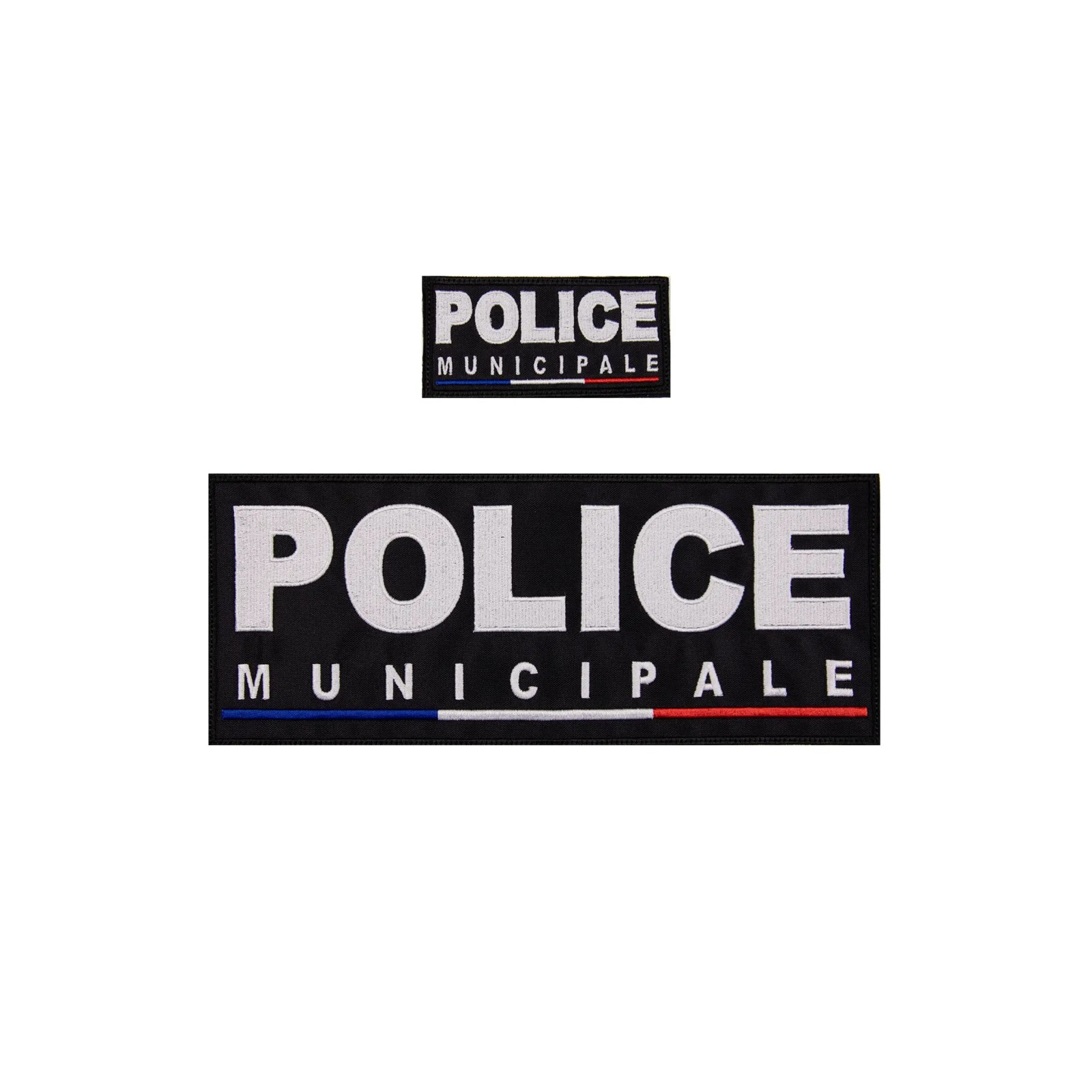 Pack Flaps Tissu Police Municipale Brodés