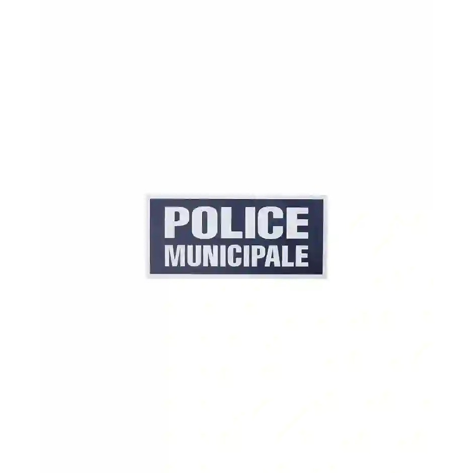 Flap “Police Municipale” Velcro 13x6cm