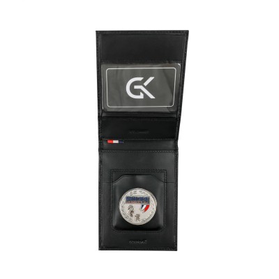 Vertical 2-Fold Badge Holder