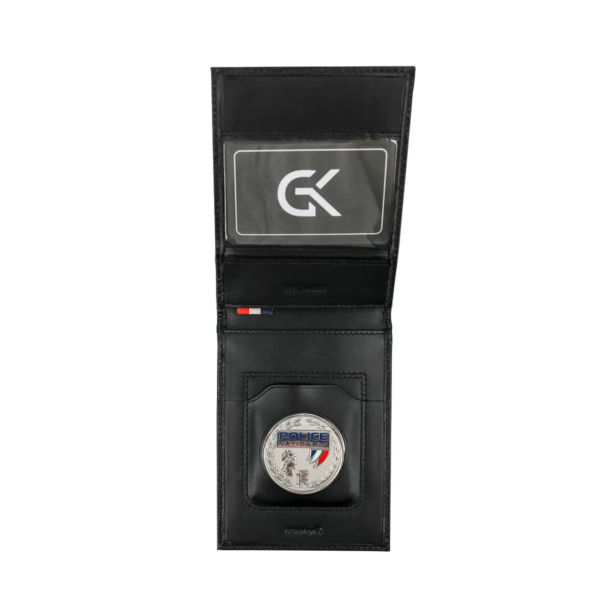 Vertical 2-Fold Badge Holder