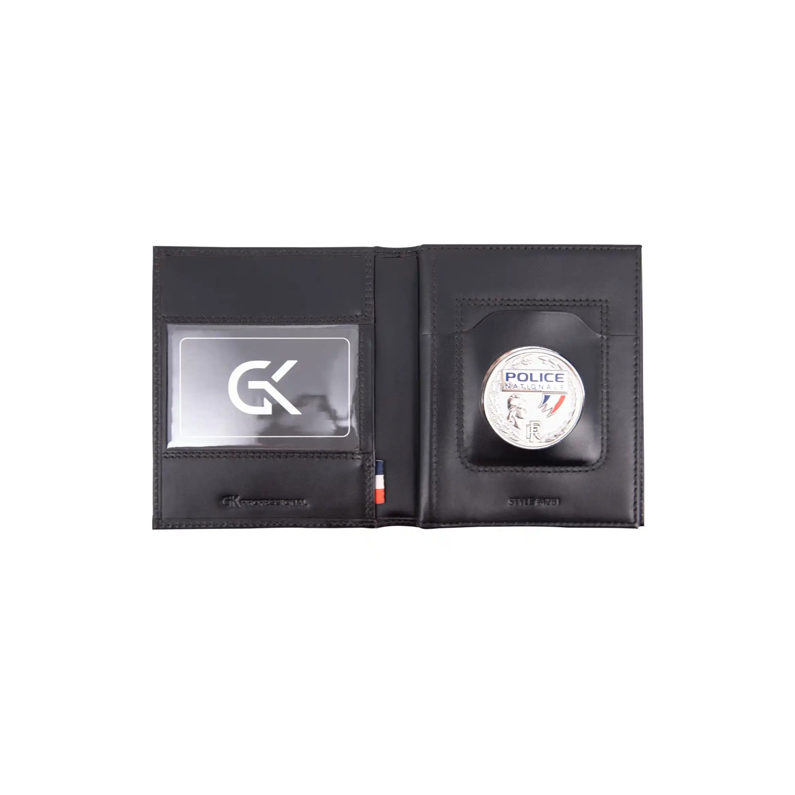 Horizontal 3-Fold Badge Holder