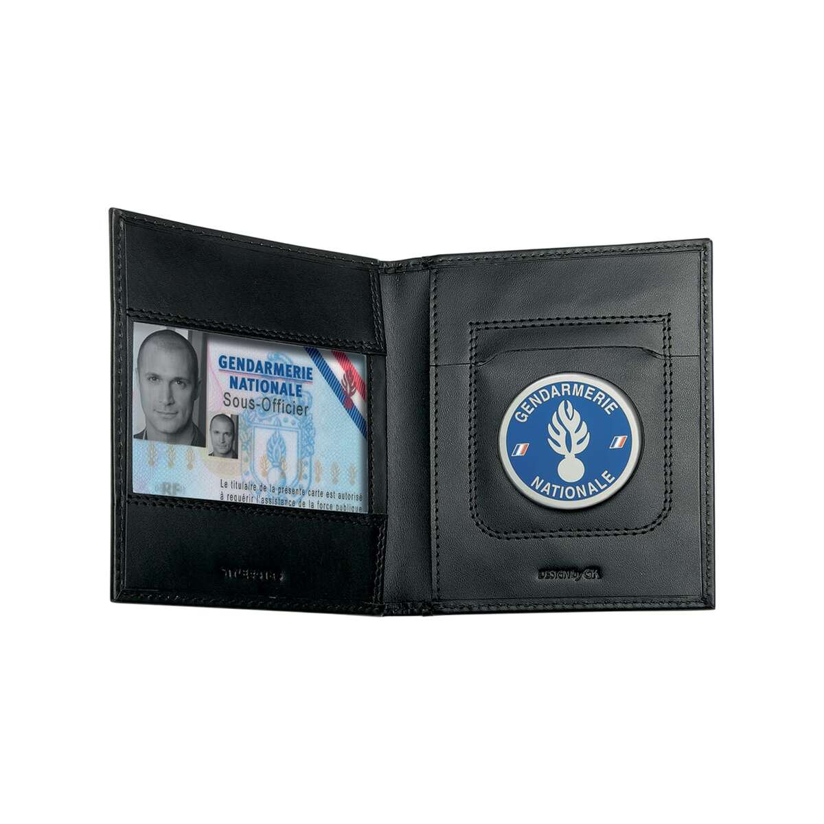2-Panel Horizontal Badge Holder