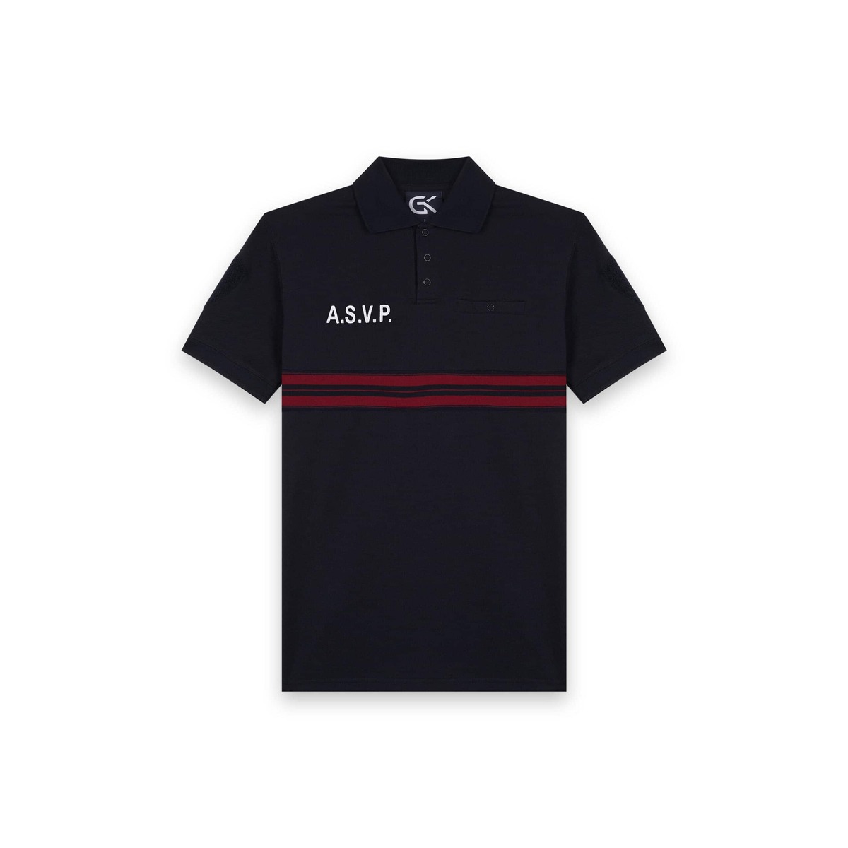Short Sleeve Button-Up Polo ASVP