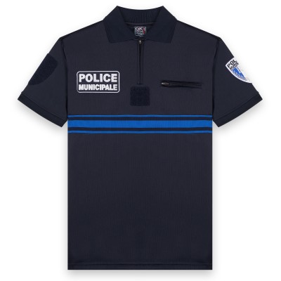 Polo Police Municipale Manches Courtes