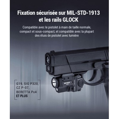 Lampe pour Arme WL22R - NEXTORCH