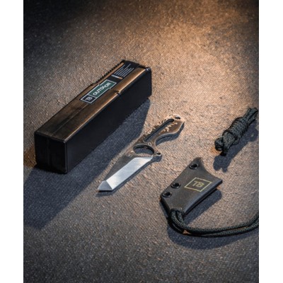 S-NECK Knife with Kydex Sheath + Cord