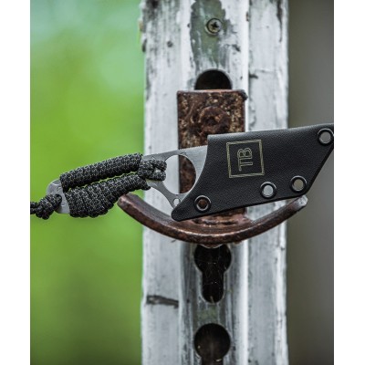 S-NECK Knife with Kydex Sheath + Cord