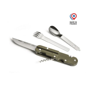Bivouac Knife with Utensils – Khaki