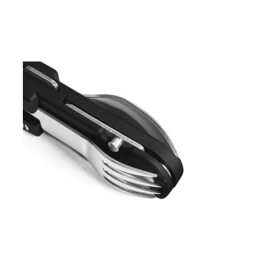 Bivouac Knife with Utensils – Black