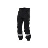 Pantalon Sécurité Privée noir avec bandes HV - GK SAFETEK®️