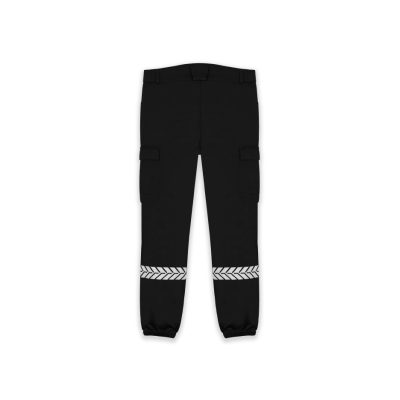 Private Security Pants Black with HV Bands – GK SAFETEK®