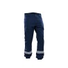 Pantalon Sécurité Privée marine avec bandes HV - GK SAFETEK®️
