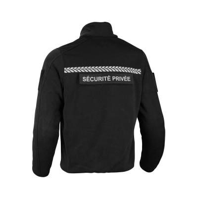 Private Security Fleece with HV Bands – GK SAFETEK®