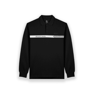 Private Security Long-Sleeve Polo – GK SAFETEK®