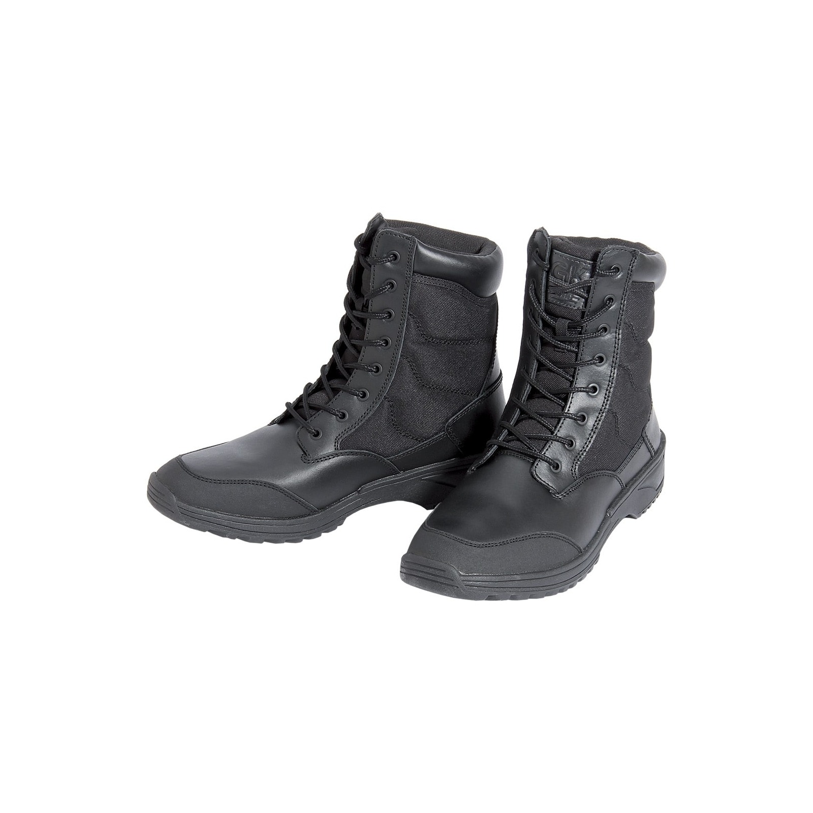 Chaussures d’Intervention Cuir & Toile Noir