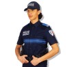 Chemise marine manches courtes police municipale