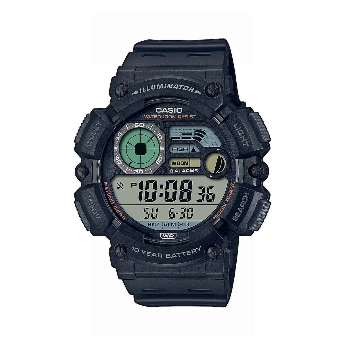 WS-1500H-1AV Black Watch – CASIO