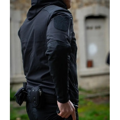 Softshell Ripstop Noire – GK DUTYCALL - vue 2