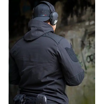 Softshell Ripstop Noire – GK DUTYCALL - vue 3