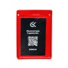 Professional Card Holder with Velcro Red – Pack of 10
