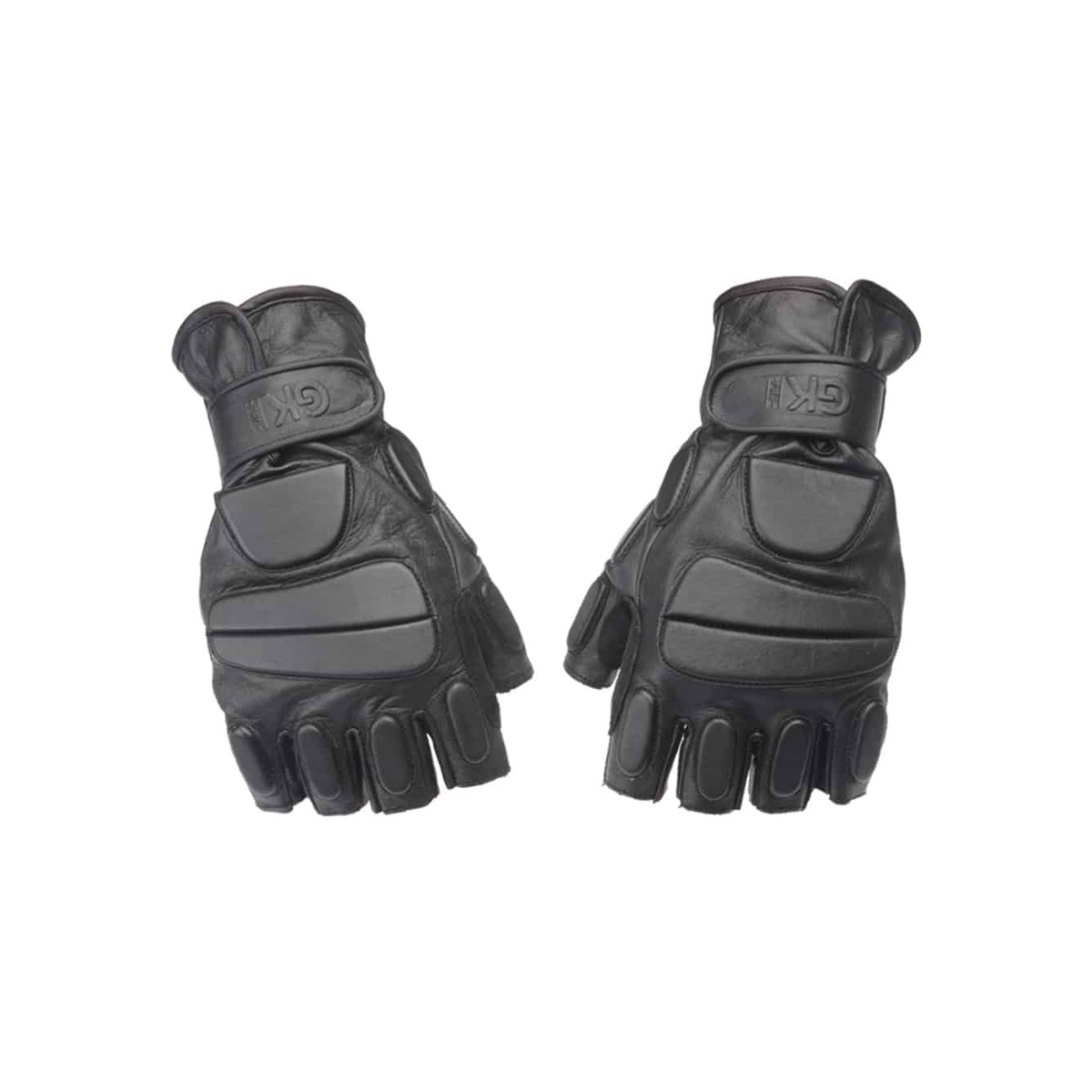 Leather Tactical Fingerless Gloves
