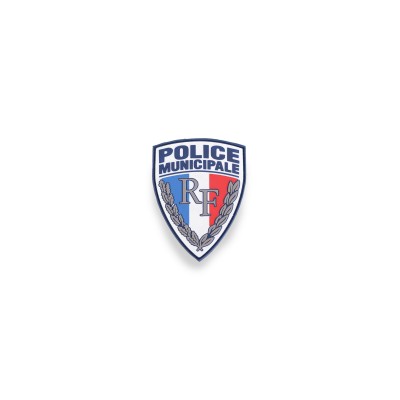 Municipal Police Rubber Patch on Velcro