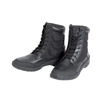 Chaussures d’Intervention Cuir & Toile Noir - vue 2