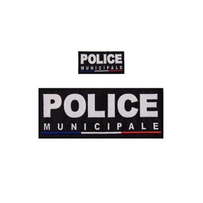 Pack Flaps Tissu Police Municipale Brodés - vue 2
