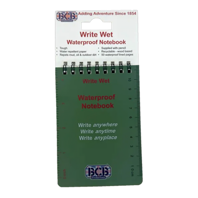Waterproof Notebook A5 Format – OD GREEN - vue 2