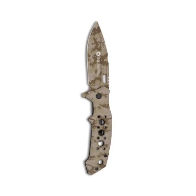 Couteau Pliant Tactique Pixel Tan – K25 - vue 2