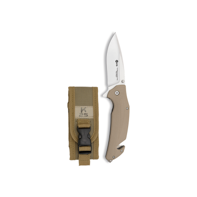 Couteau Pliant K-25 CNC / G10 - Coyote