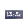 Rubber Patch "POLICE MUNICIPALE" Velcro 28×13 cm – GK