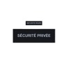Pack Flaps “SECURITE PRIVEE” Noir HV (poitrine et dos) 3x12cm+10x30cm - vue 2