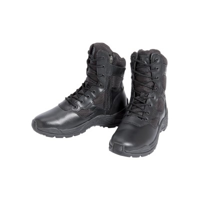 Tactical Boots Leather & Canvas Zip