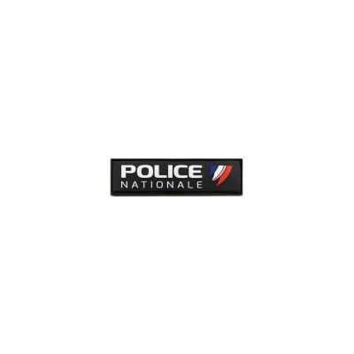 Flap Gomme “POLICE NATIONALE” Velcro 11×3 cm – GK - vue 2