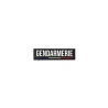 Flap Gomme “GENDARMERIE” Velcro 11x3cm – GK - vue 2