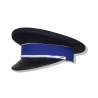 Non-Removable Municipal Police Cap