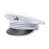 Municipal Police Rigid Removable Cap