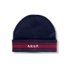 Bonnet Laine Acrylique Bandes Bordeaux - vue 2