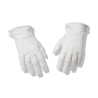 White Leather Ceremonial Gloves