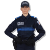 Navy Blue Long Sleeve Municipal Police Shirt