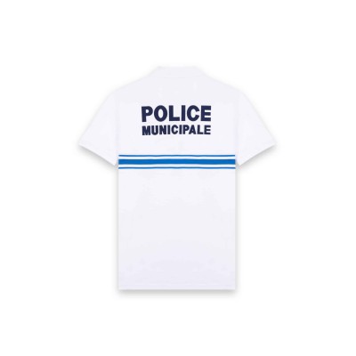 White Short Sleeve Buttoned Polo